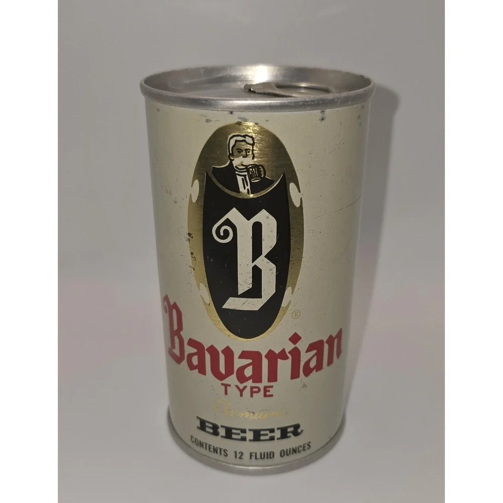 Vintage Bavarian Type Premium Beer 12oz Sealed Empty Test Can‎ Pull Tab -907/A3